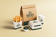 Takeaway Food Packaging Mockup, a Packaging Mockup by simuradi (Thumbnail 2 of 9)