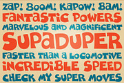 Supaduper PB, a Sans Serif Font by Pink Broccoli (Thumbnail 1 of 5)