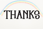 Vintage Rainbow | Script Font, a Script Font by Scratchones (Thumbnail 8 of 8)