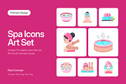 120 Spa & Wellness Bundle Icons, an Emoji Icon by Prosymbols (Thumbnail 1 of 11)