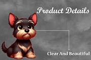 Watercolor Cute Puppy Png clipart, a Seasonal Illustration by Craft Nest (Thumbnail 3 of 5)