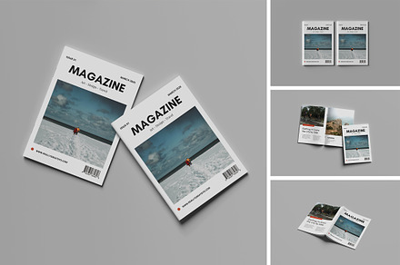 A4 Magazine Mockup