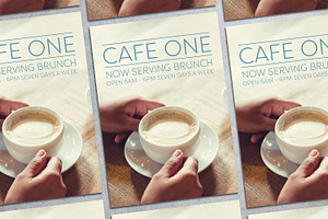 Cafe Flyer Mockup