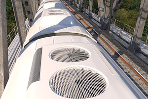 Hi-speed Train Sapsan Siemens Velaro