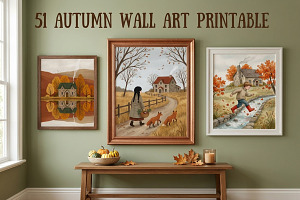 51 Autumn Wall Art Printable