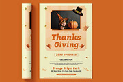 Thanksgiving Flyer Layout, a Flyer Template by ContestDesign (Thumbnail 2 of 2)