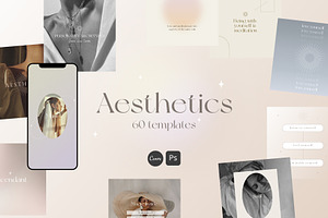 CANVA & PS / Aesthetics 60 Instagram