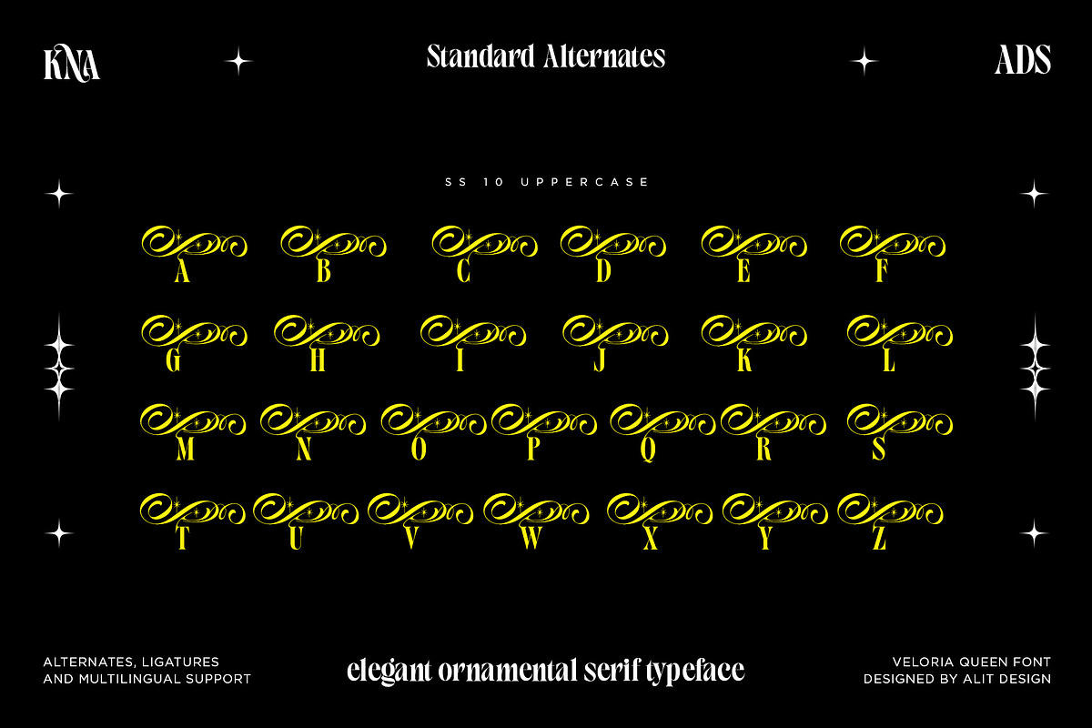 Veloria Queen Typeface, a Serif Font by alit design (Photo 19 of 20)