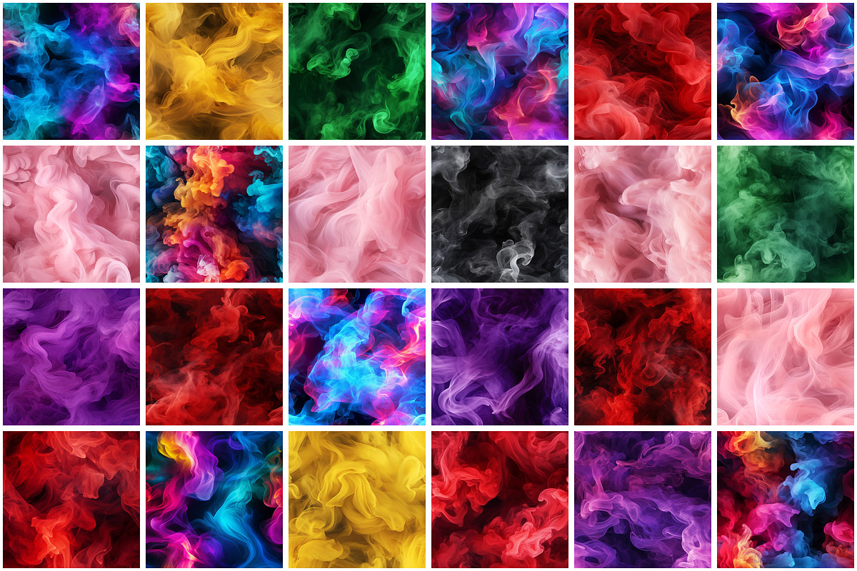 Smoke Effect Seamless Pattern, a Pattern Graphic by Forhadx5 (Photo 8 of 16)