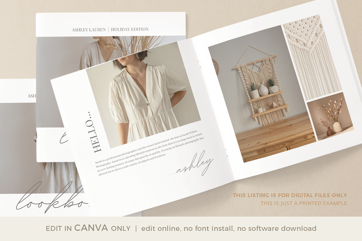 Lookbook Template CANVA, a Magazine Template by Digiluxe (Photo 3 of 5)