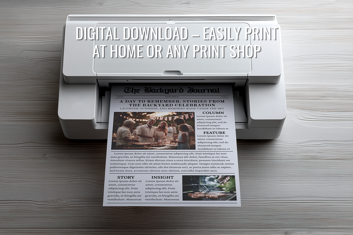 Front Page Newspaper Template, a Magazine Template by ZoloDesignHub (Photo 5 of 7)