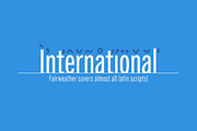 Fairweather, a Sans Serif Font by Dharma Type (Thumbnail 6 of 10)