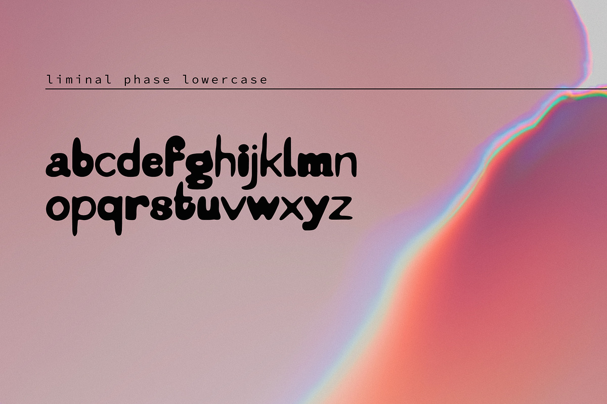LiminalPhase Messy Experimental Sans, a Sans Serif Font by Struvictory.art (Photo 6 of 9)