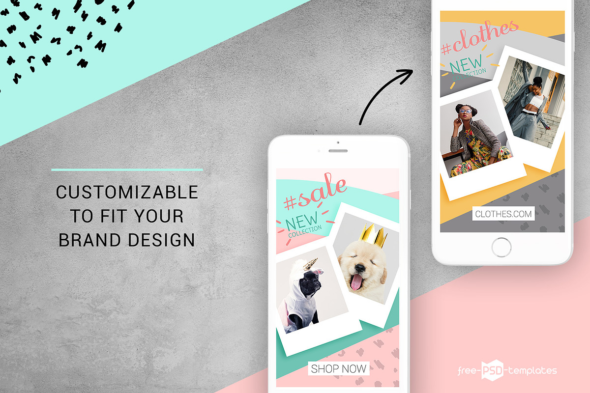 10 Animated Instagram Stories, a Social Media Template by Free-PSD-Templates (Photo 4 of 6)