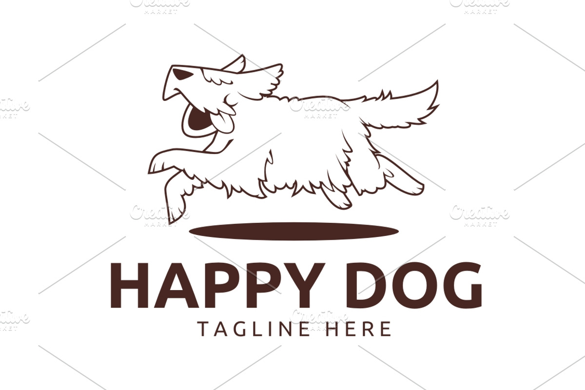 Happy Dog Logo, a Branding & Logo Template by mocha7 (Photo 2 of 2)