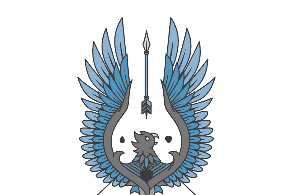 Mystical Bird with Arrow Vector, an Education Illustration by Tovarkovdesign (Photo 3 of 9)