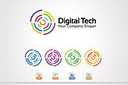 Digital Tech, a Branding & Logo Template by stock6design (Thumbnail 2 of 2)