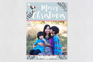 Christmas Card Bird's Nest