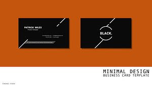 Minimal Business Card Template Vol.1
