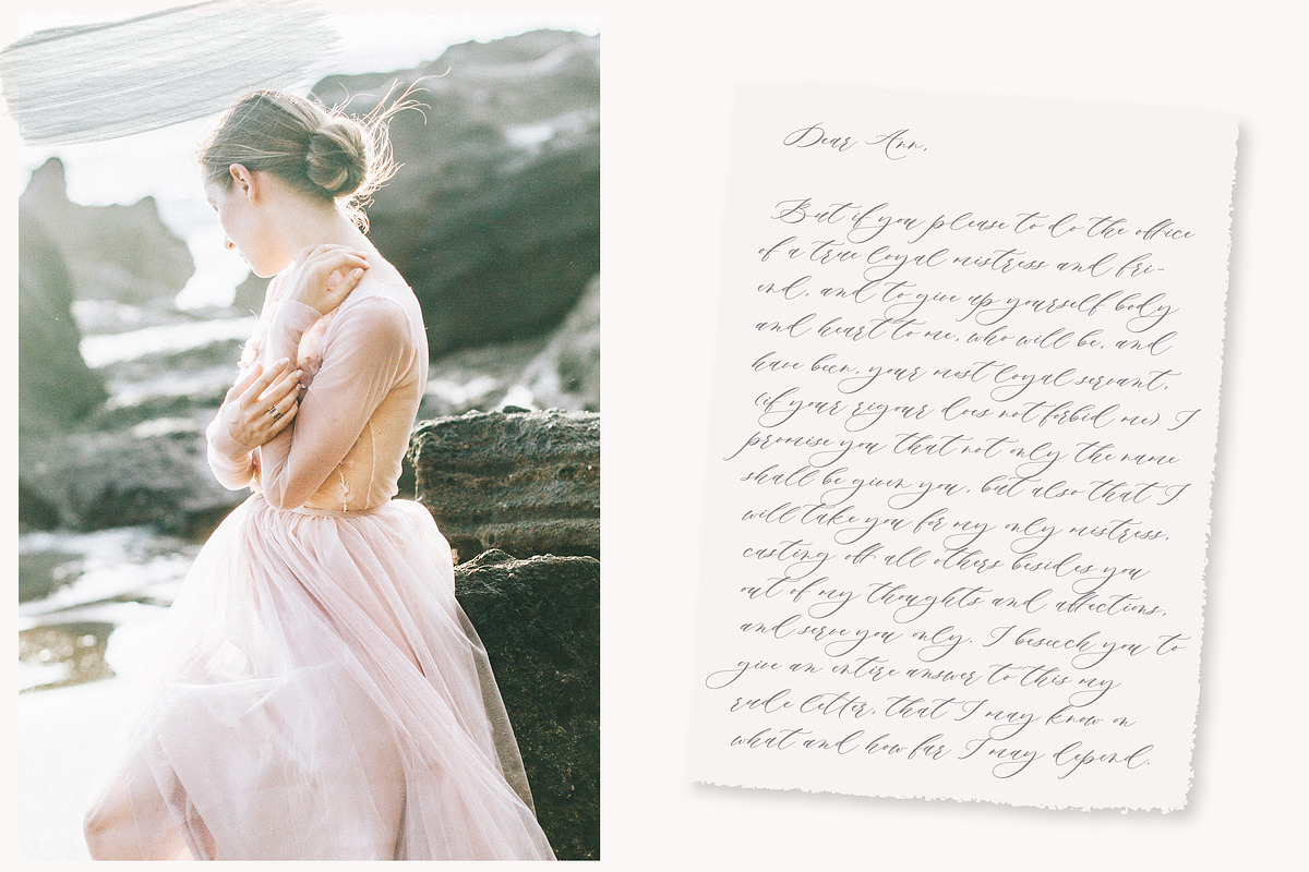 Roselyn Script preview 4
