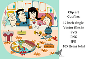 Mid Century Modern Asset Bundle, a Decorative Illustration by Kimbella Buckman Designs (Thumbnail 2 of 6)