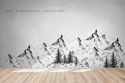 Mountains. Sketch landscape., an Illustration by Canatic (Thumbnail 4 of 6)