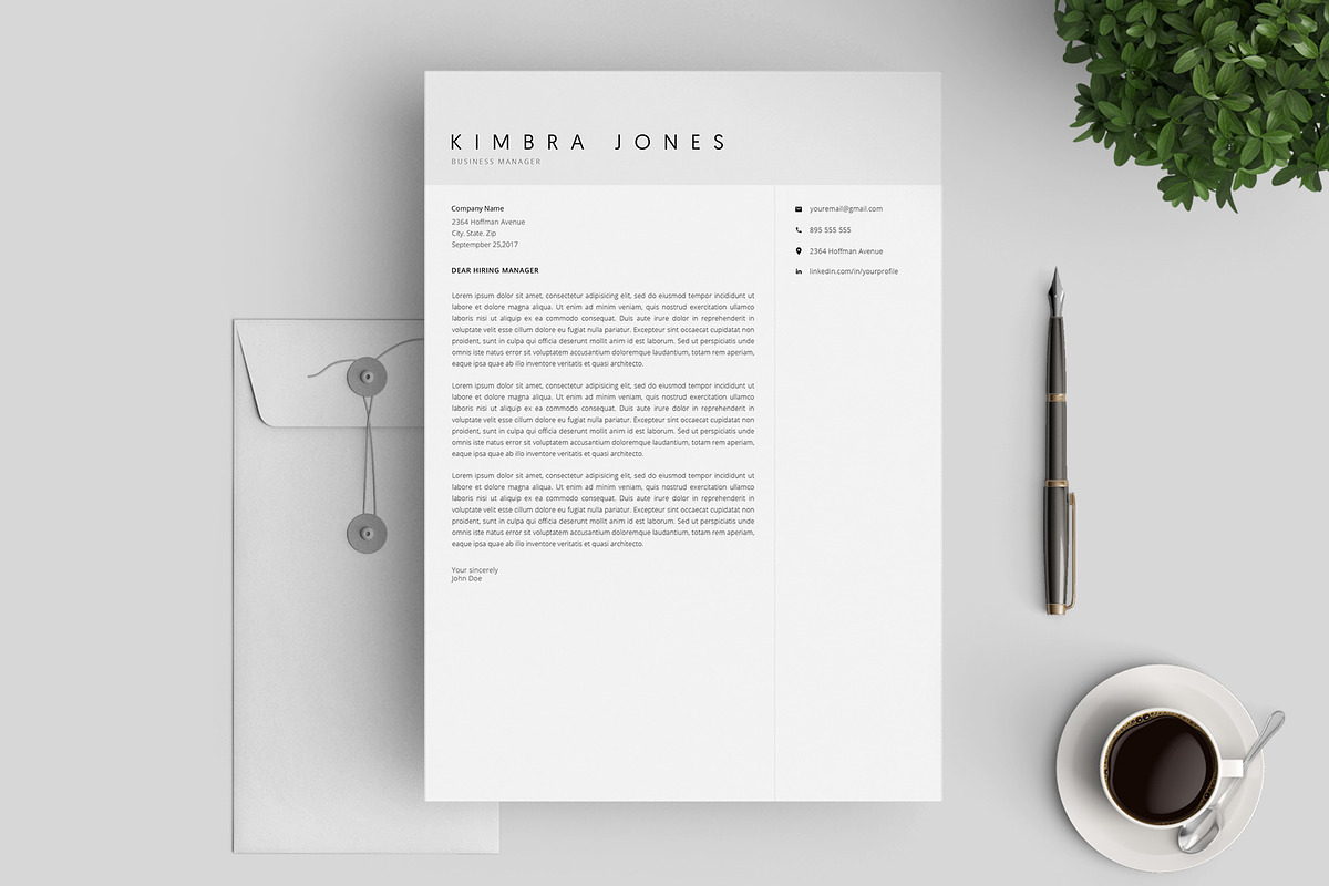 Resume Template / 4 Pages CV, a Resume Template by SalientResume (Photo 4 of 5)
