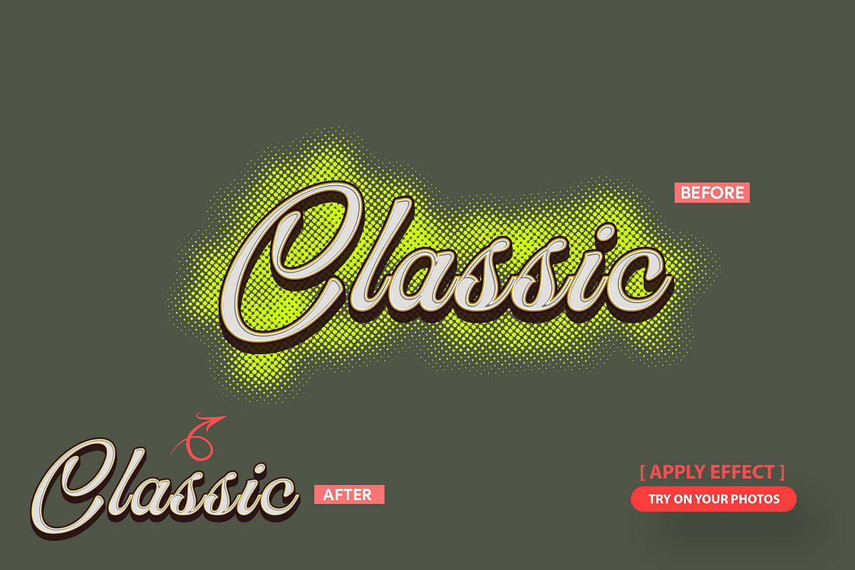 Halftone Backing & Shadow Kit, an Action Add-On by MRI STUDIO (Photo 8 of 13)
