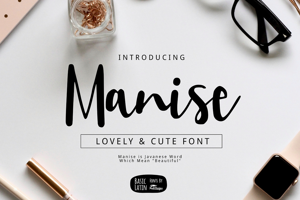 Manise Lovely Script Font