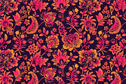 8 Floral Gradient Patterns, a Pattern Graphic by Sunny_Lion (Thumbnail 5 of 9)