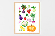 Watercolor food. Fruits & Vegetables, a Food Illustration by irina.vaneeva (Thumbnail 7 of 7)