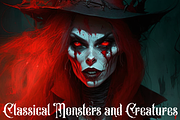 Classical Monsters and Creatures, a Background Graphic by Intellecta Design (Thumbnail 2 of 7)