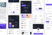 Finwallet - Finance Mobile App, an UI Kit Template by pickolabstudio (Thumbnail 5 of 6)