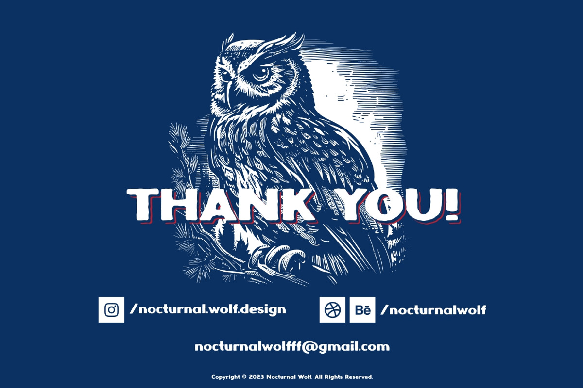 130 American Animals illustrations, an Animal Illustration by Nocturnal Wolf (Photo 13 of 13)