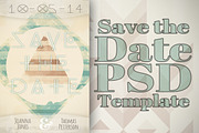 Unique Save the Date Template, an Invitation Template by tbarkley (Thumbnail 1 of 3)