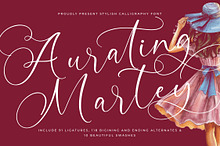 Aurating Martey Stylish Calligraphy