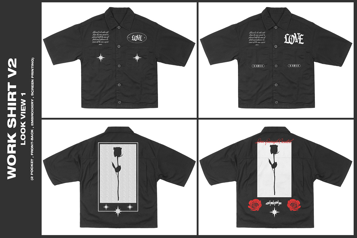 Work Shirt V2 - Mockup, a Shirt Mockup by DaldSgh (Photo 2 of 17)