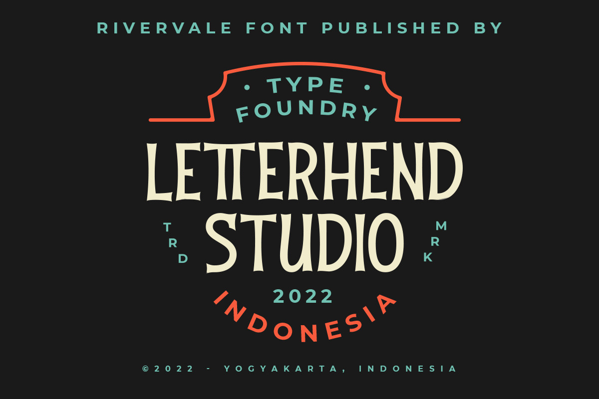 Rivervale Font, a Font by Letterhend Studio (Photo 9 of 9)