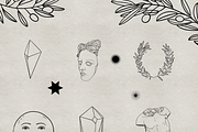 Bundle. SHINE II + ANTIQUE AESTHETIC, a Background Graphic by mamormo (Thumbnail 4 of 8)