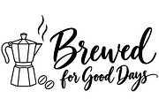 Brewed for Good Days Moka Pot Art, a Food Illustration by Ghagra (Thumbnail 2 of 7)