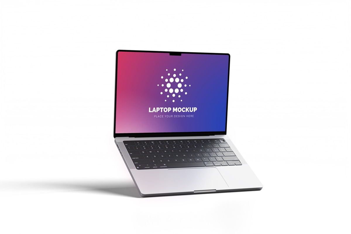 Realistic Laptop Mockup, a Mac Mockup by Graphic Deal (Photo 3 of 7)