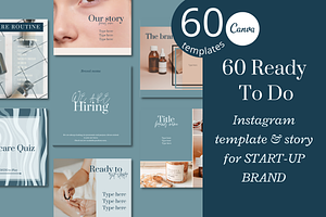 60 TREND SKINCARE INSTAGRAM TEMPLATE