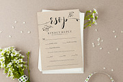 Wedding RSVP Card Template, Sophie, an Invitation Template by Alice Bluefox (Thumbnail 3 of 8)