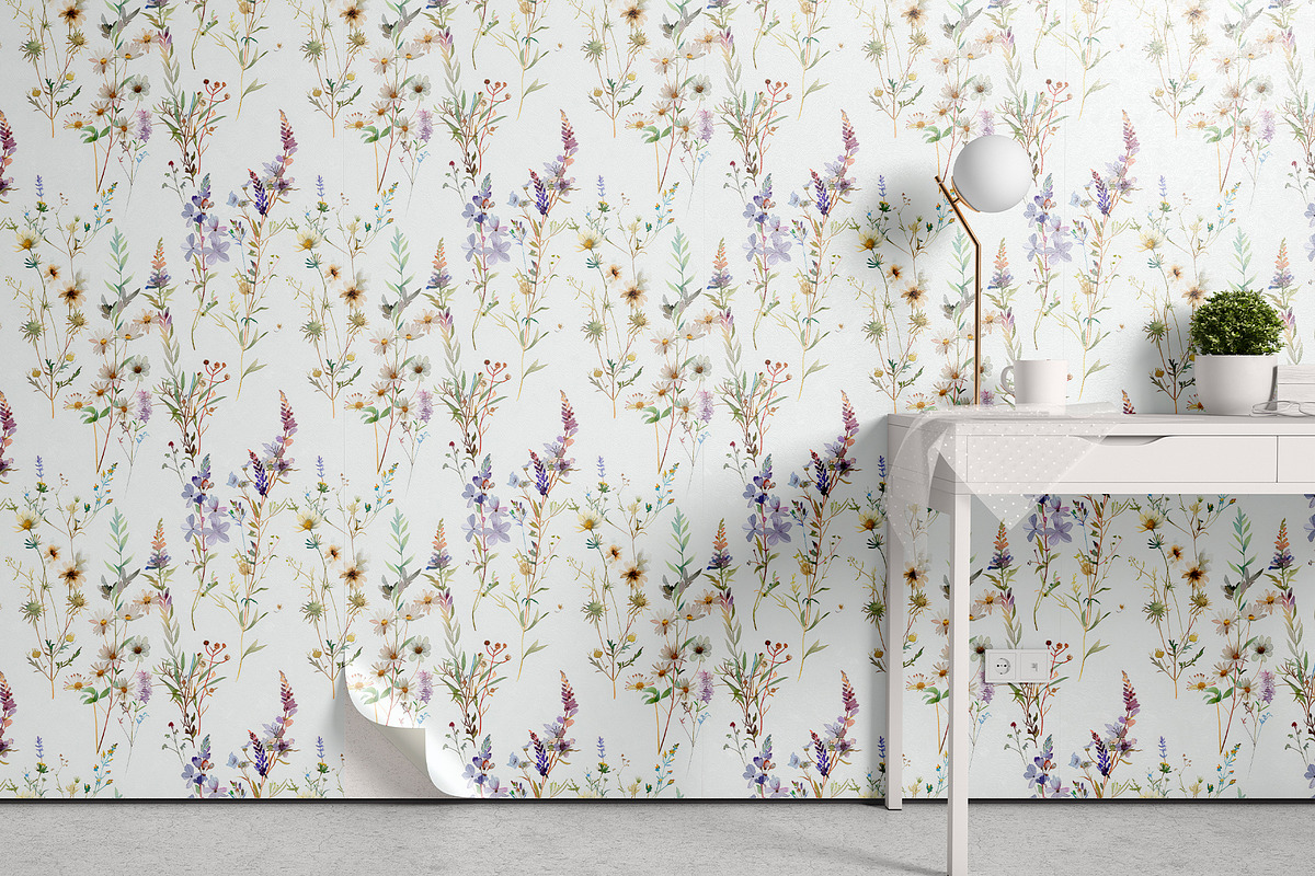 Provence Floral Patterns, a Pattern Graphic by Ninterints (Photo 15 of 22)