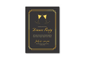 Elegant Dinner Party Invitations, a Templates & Theme by studiogstock (Thumbnail 3 of 3)