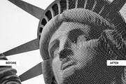 Circular Halftone Photo Effect PSD, a Layer Style Add-On by bnrcreativelab (Thumbnail 3 of 5)