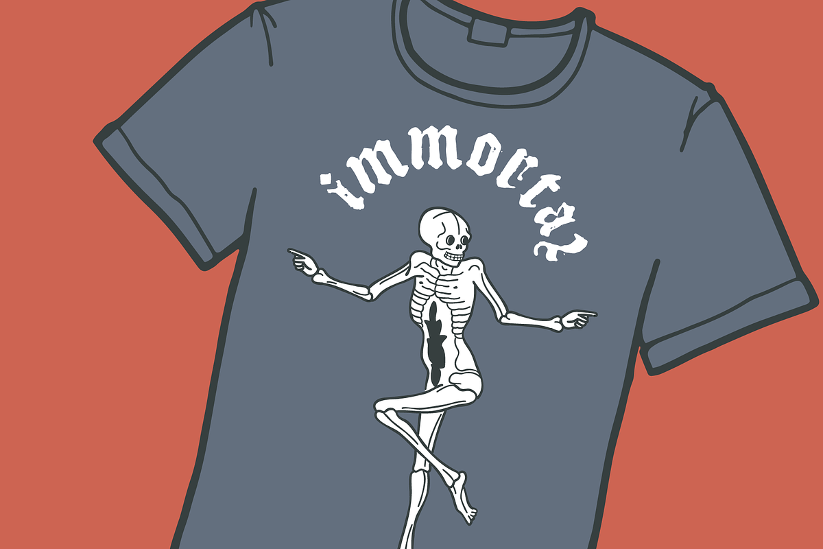 Dance of Death Skeletons set, a Decorative Illustration by kaer_shop (Photo 5 of 6)