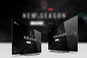 4k (Ultra HD) TV Mockup, a Product Mockup by Design by Mirko (Thumbnail 3 of 6)