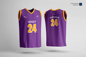Basketball Jersey Mockup, a Shirt Mockup by Hubzway