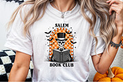 Salem Book Club Retro Halloween PNG, an Illustration by Sublimation Artist (Thumbnail 8 of 9)